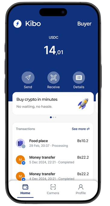 Kibo mobile app